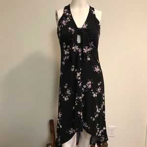 NWOT Black Floral Dress